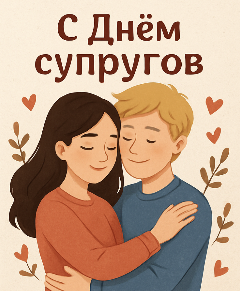 Фото День супругов 2026: открытки к празднику 9